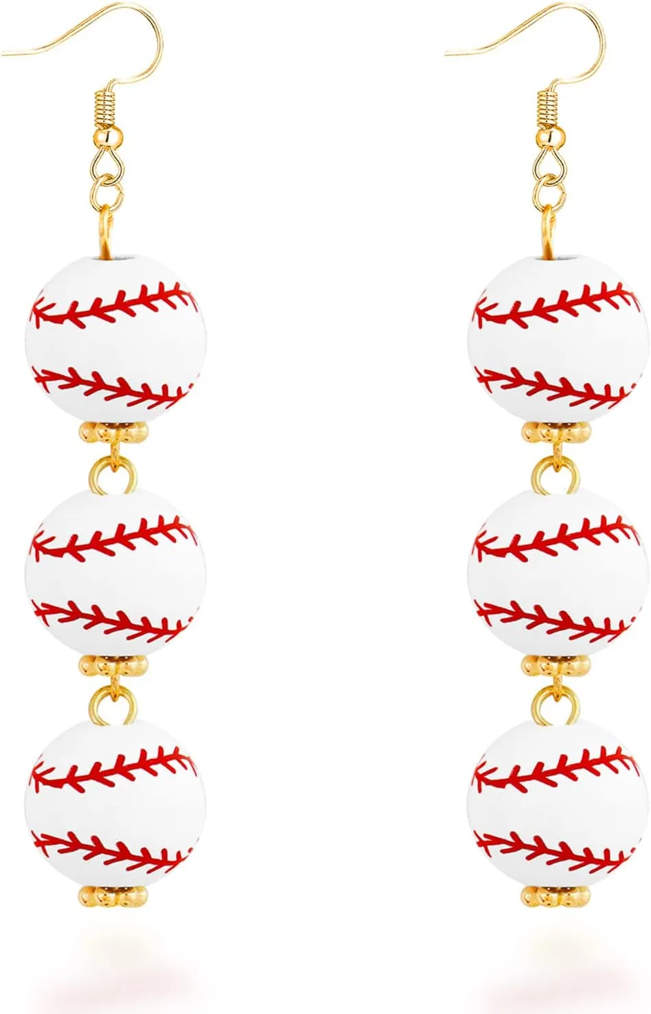 Baseball Earrings for Women Cubic Zirconia Baseball Dangle Earrings Football Softball Sports Earrings Baseball Accessories Game Day Earrings Jewelry Gifts