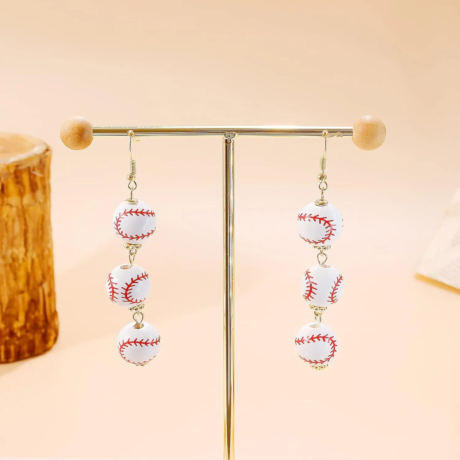 Baseball Earrings for Women Cubic Zirconia Baseball Dangle Earrings Football Softball Sports Earrings Baseball Accessories Game Day Earrings Jewelry Gifts