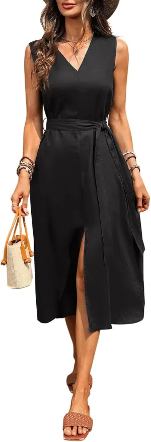 Casual Elegant Dress with Belt
