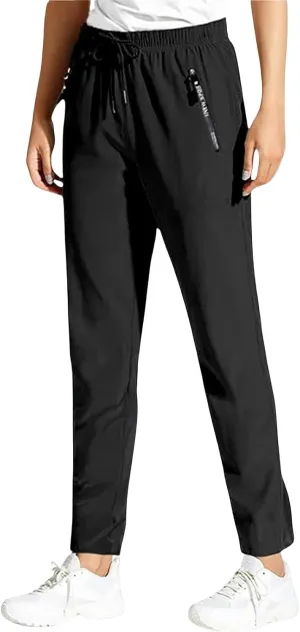 Comfyfit Pants for Women, Comfy Fit Stretch Active Pants, Quick Drying Lightweight Trousers for Travel, Work, Yoga