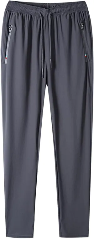 Comfyfit Stretch Active Pants for Men Ice Silk Breathable Dandyflex Mens PantQuicking Dry Airyflex Jogger Trousers