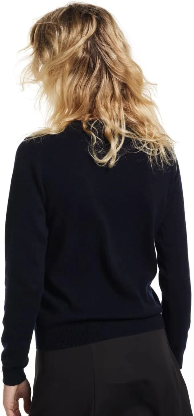 EURKEA Women's Crewneck 100% Cashmere Sweater, Cozy Pullover Winter Top for Women, Gift Ready
