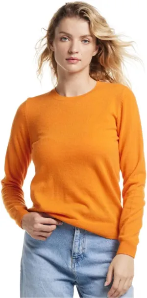EURKEA Women's Crewneck 100% Cashmere Sweater, Cozy Pullover Winter Top for Women, Gift Ready