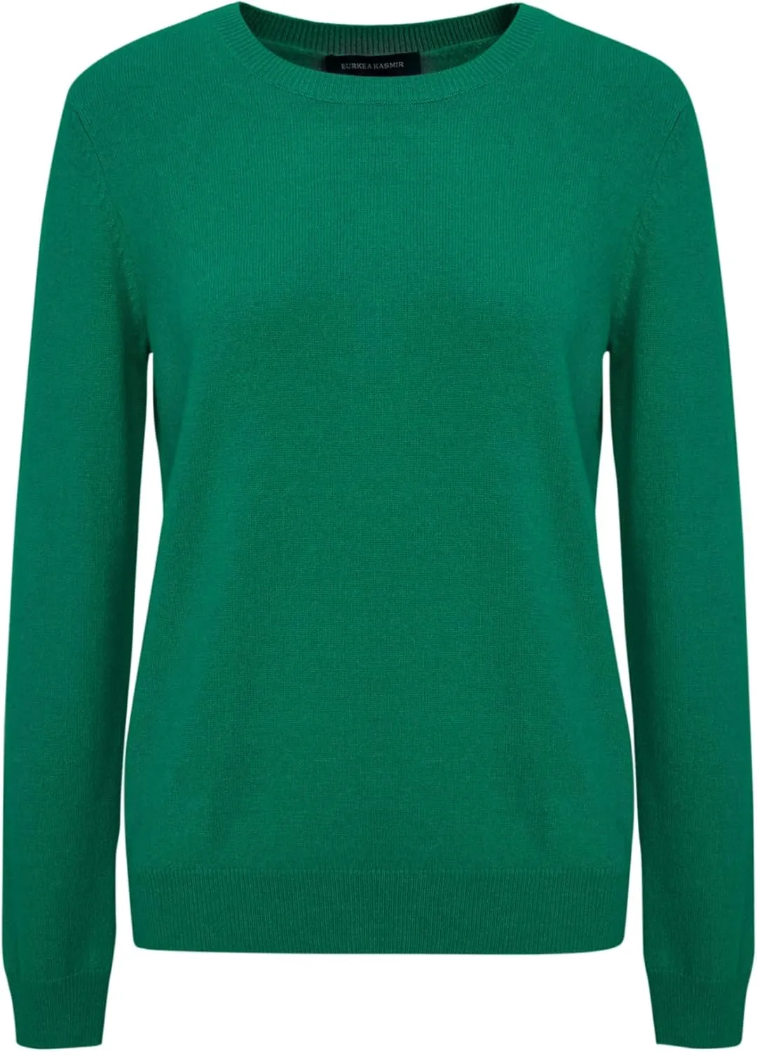 EURKEA Women's Crewneck 100% Cashmere Sweater, Cozy Pullover Winter Top for Women, Gift Ready