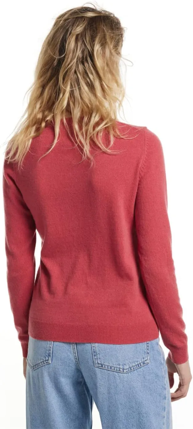 EURKEA Women's Crewneck 100% Cashmere Sweater, Cozy Pullover Winter Top for Women, Gift Ready