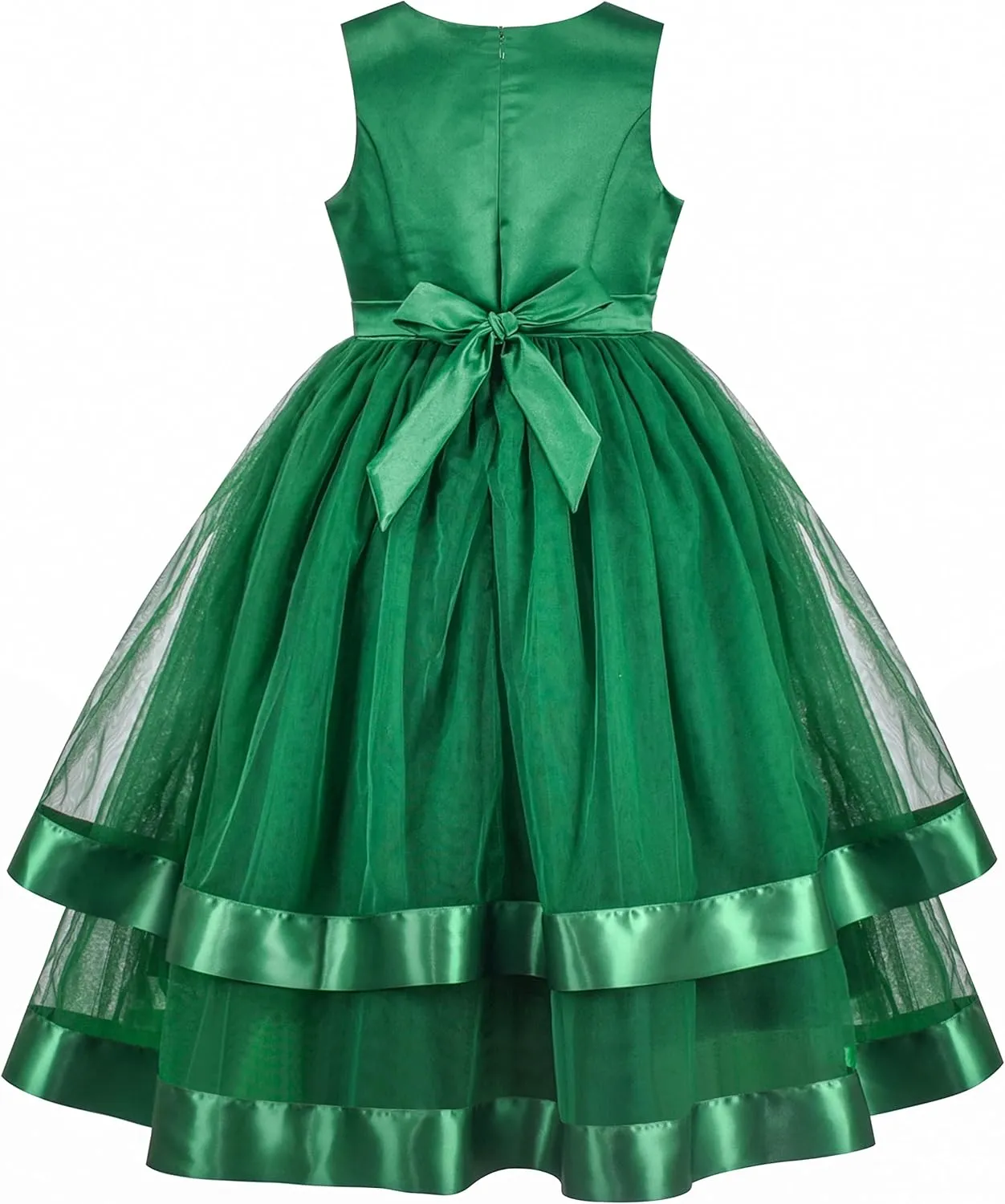 Flower Girl Dress Elegant Party Ball Gowns Vintage Pageant Princess Formal Dress