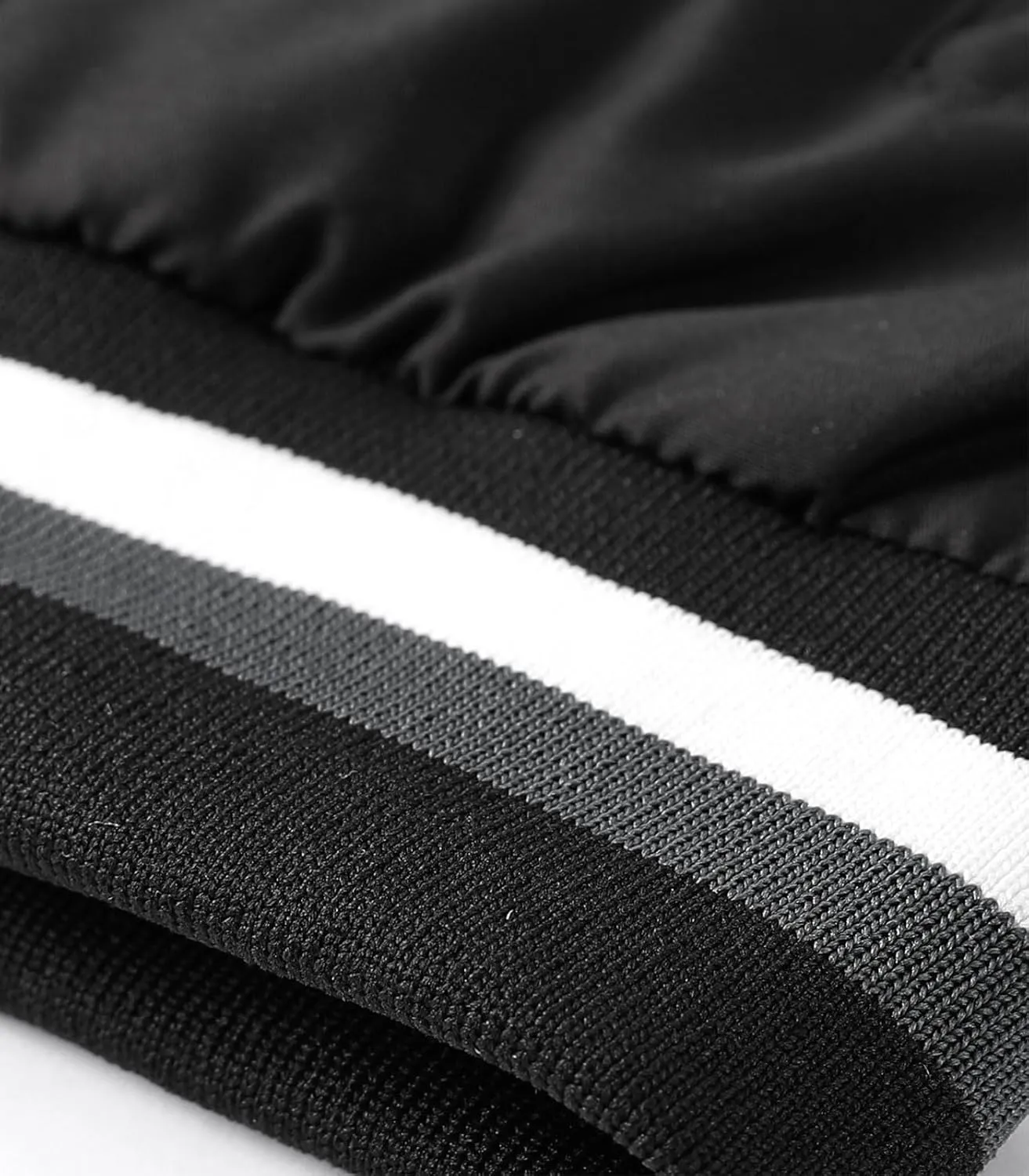 FTIMILD Mens Bomber Jacket Lightweight Causal Windbreaker Stripe Patterned Sport Outerwear Jacket Spring & Fall