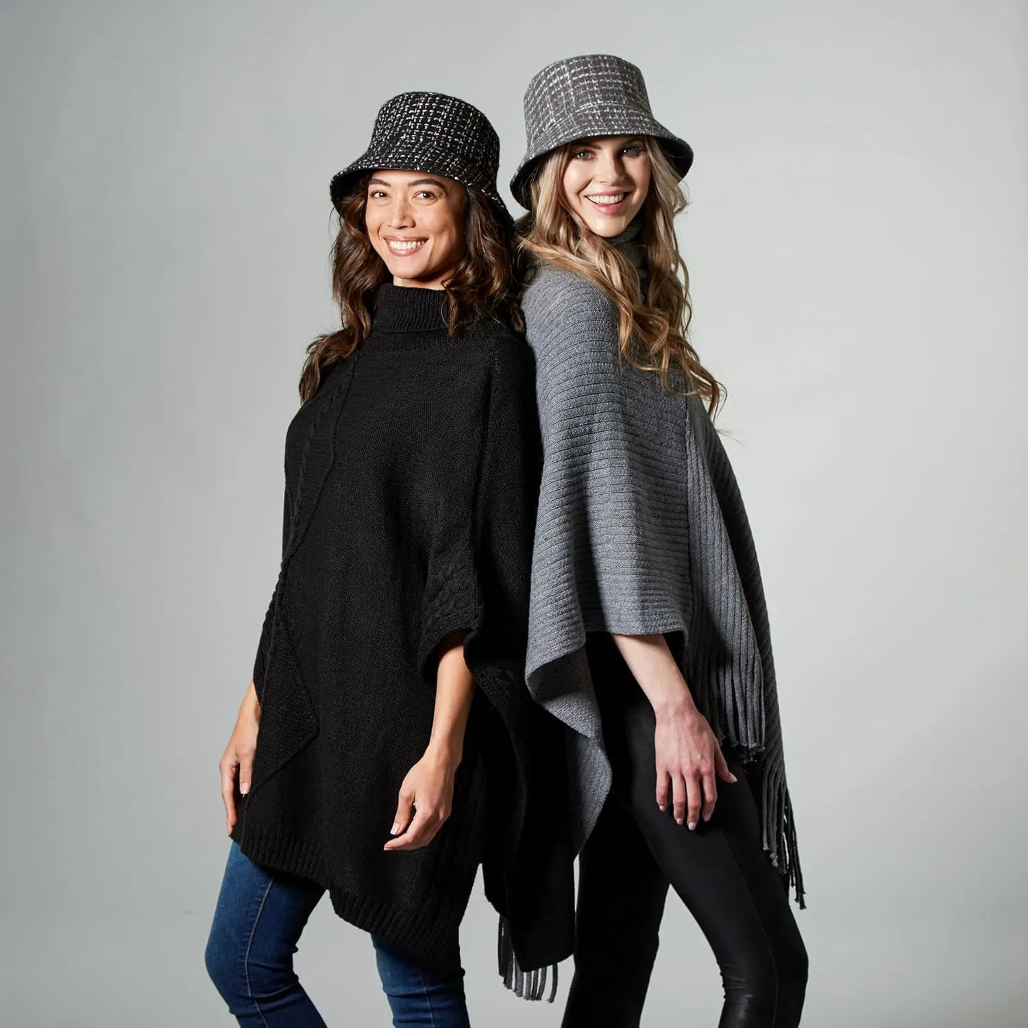 Hadley Wren Women's Knit/Crochet Poncho Collection