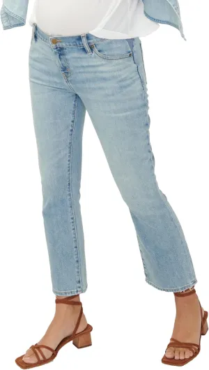 HATCH Collection | Maternity The Crop Jeans | Under The Belly Fit | Cotton Denim for Mom | Extended Sizing