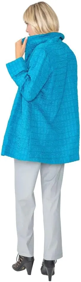 IC Collection Jacquard One-Button Jacket