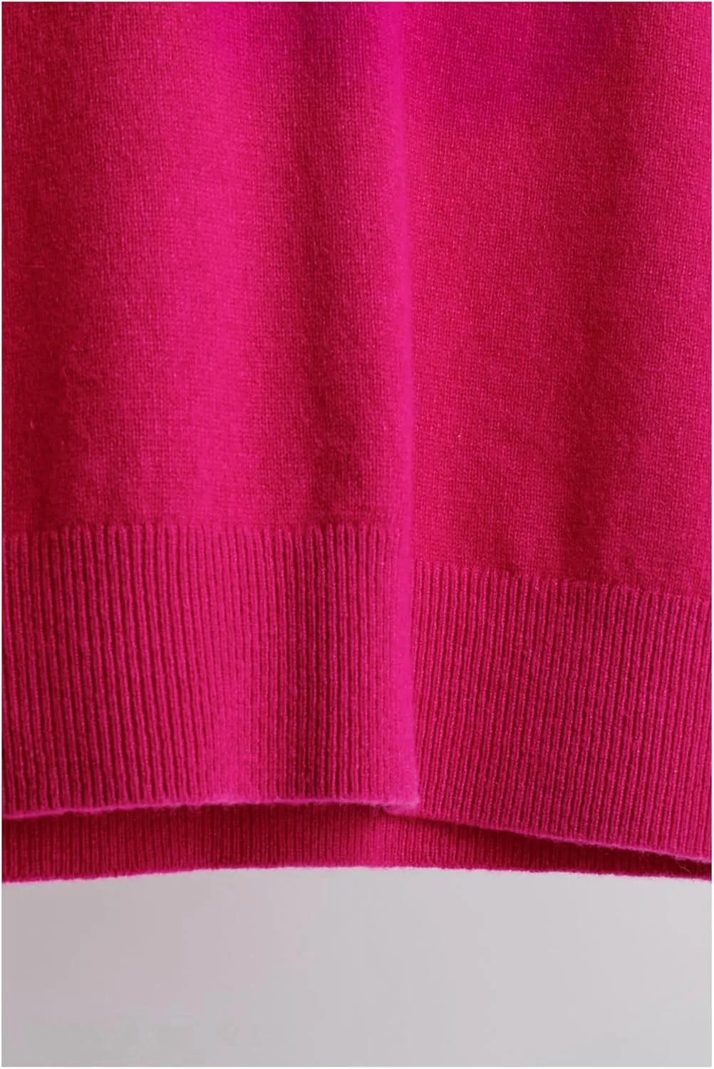 JENNIE LIU Women's 100% Pure Cashmere Long Sleeve Crew Neck Sweater