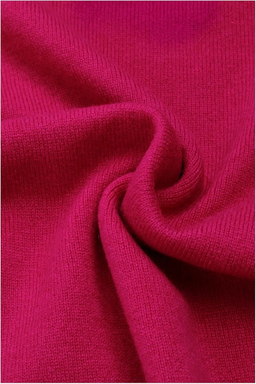 JENNIE LIU Women's 100% Pure Cashmere Long Sleeve Crew Neck Sweater