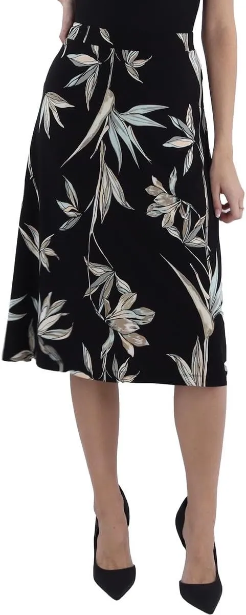 Kasper Women's Midi Flared Skirt