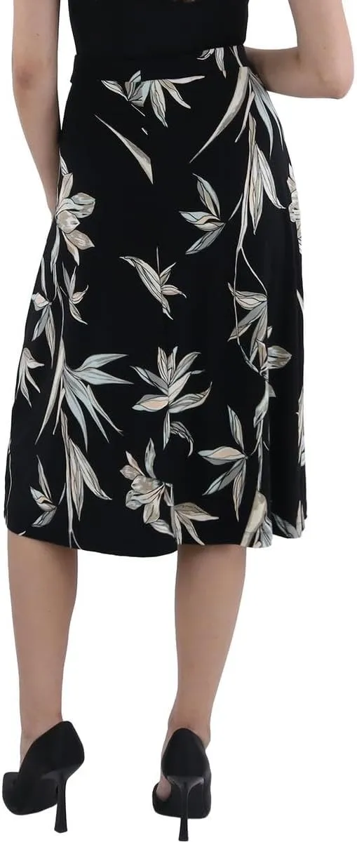 Kasper Women's Midi Flared Skirt