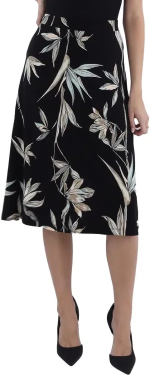 Kasper Women's Midi Flared Skirt