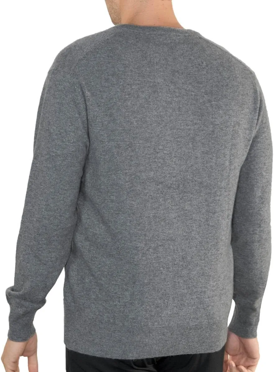 Lona Scott Men's Cashmere V Neck Sweater