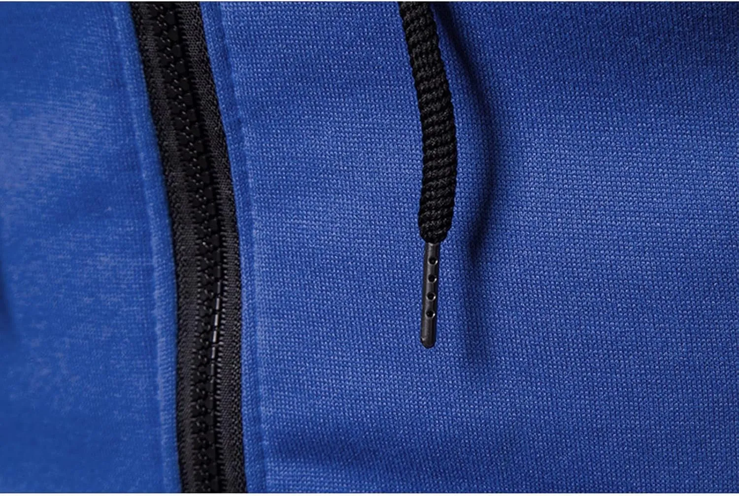 Mens Full Zip Hoodies 2023 Color Block Long Sleeve Casual Drawstring Sweatshirt Sport Outwear Jacket with Pockets