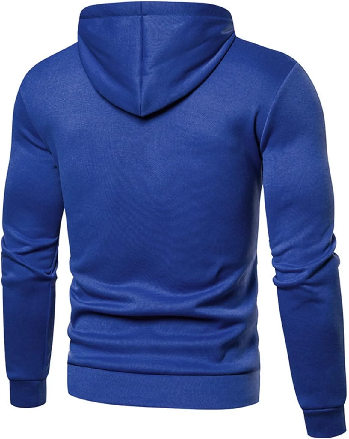 Mens Full Zip Hoodies 2023 Color Block Long Sleeve Casual Drawstring Sweatshirt Sport Outwear Jacket with Pockets