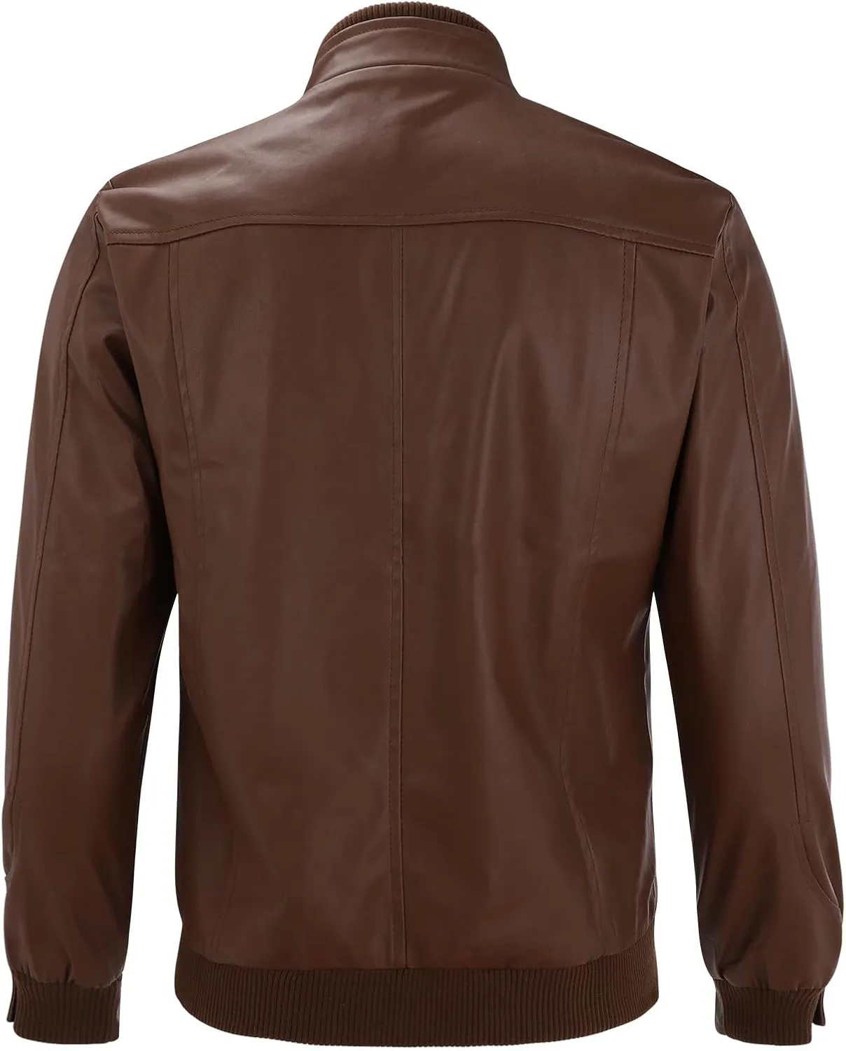 Mens Jacket Casual Windproof Bomber Jackets Full Zip Windbreaker Jackets Warm Winter Padded Coats Zip Up Jacket