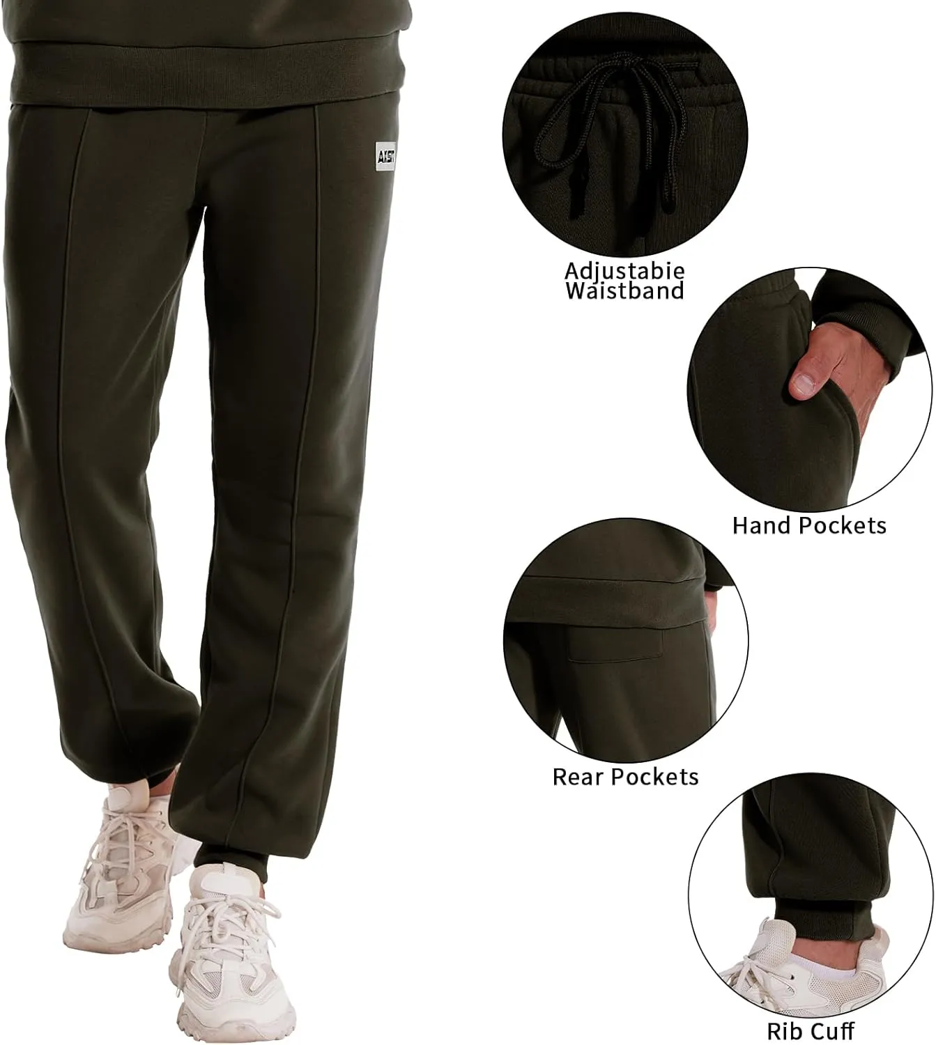 Men's Tracksuits Sweatsuit for Men Track Sweat Suits 2 Piece Hoodies and Jogger Sports Jogging Suits Set Outfits