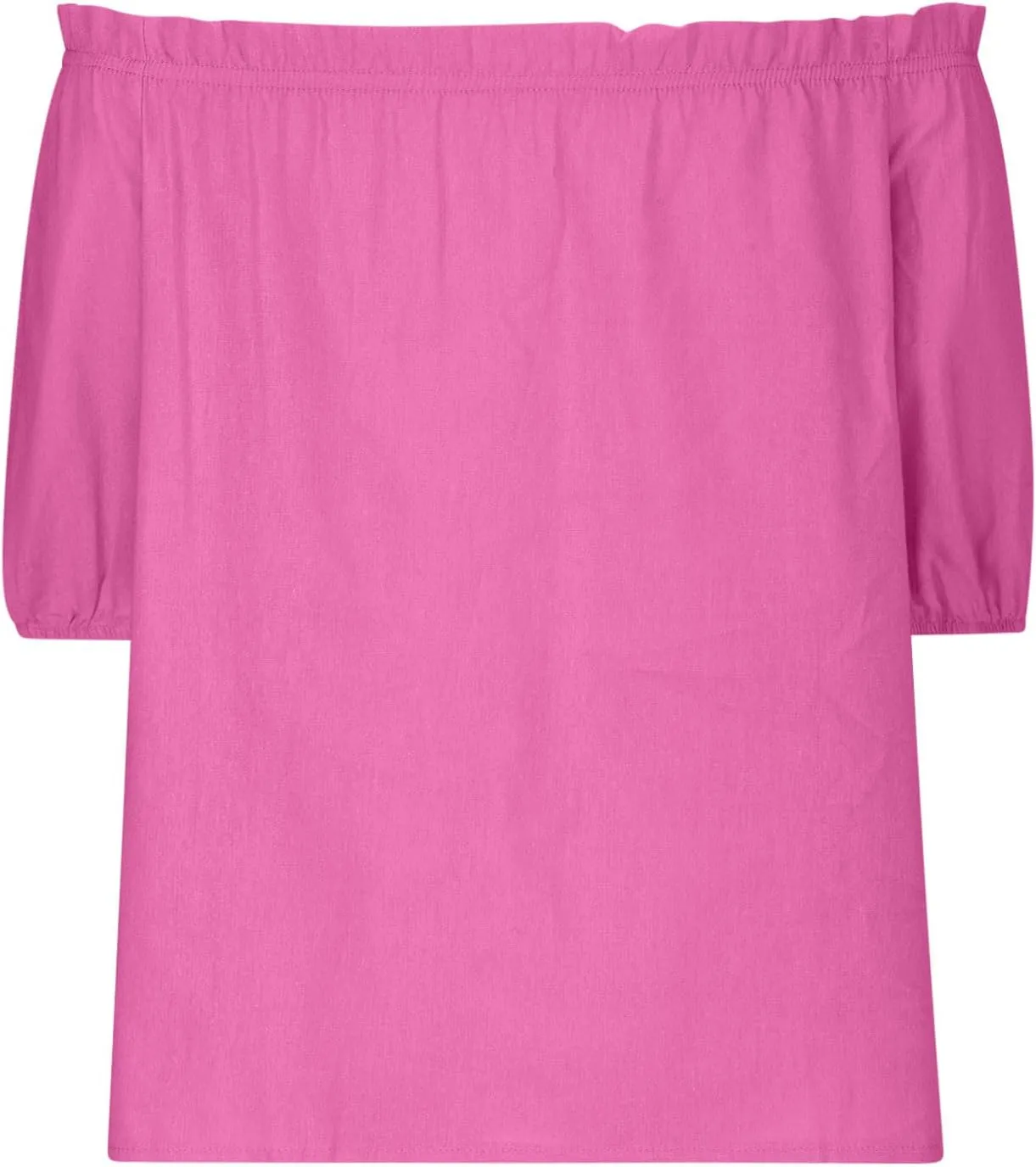 Off Shoulder Womens Linen Tops Trendy Shirred Neck Short Sleeve Shirts Summer Casual Beach Blouse Going Out Gauze Tees