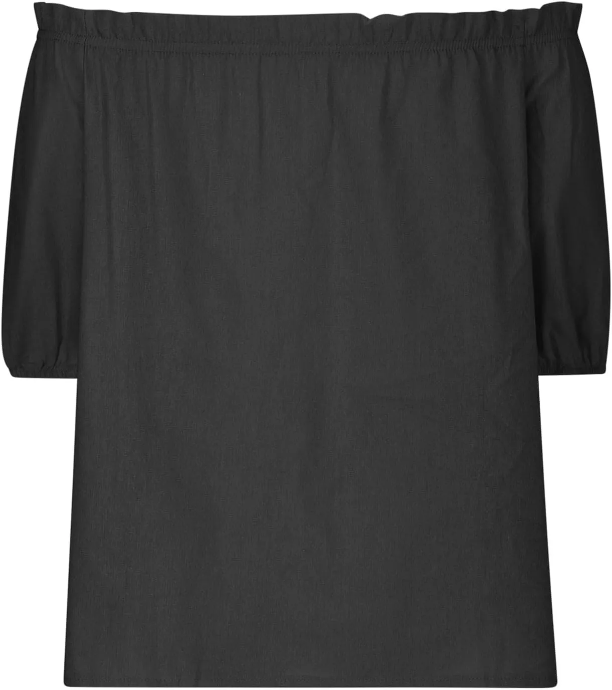 Off Shoulder Womens Linen Tops Trendy Shirred Neck Short Sleeve Shirts Summer Casual Beach Blouse Going Out Gauze Tees