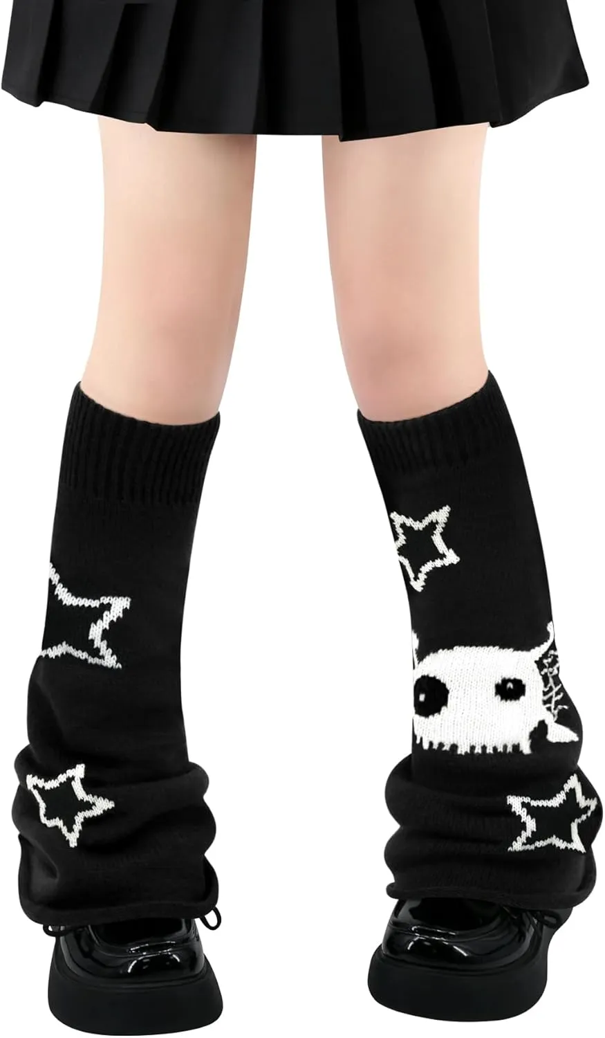 Olreco Kawaii Y2K Harajuku Leg Warmers for Girls & Women - Gyaru, Goth & Lolita Accessories