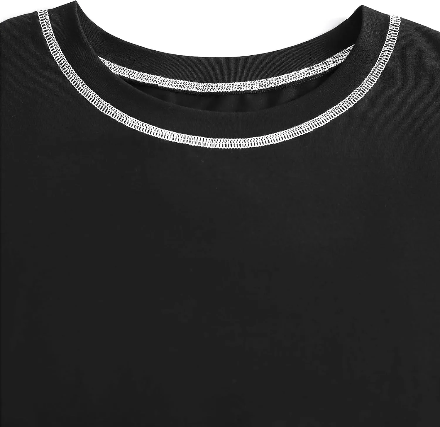 Remidoo Women's Oversized T Shirt Crewneck Solid Short Sleeve Baggy Cotton Tees