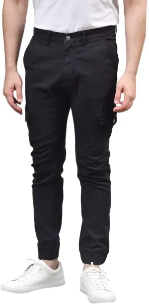 Soroor Cargo Joggers for Men - Slim Fit Cuffed Cargo Pants, Stylish Joggers for Men | Pique Stretch Cotton Mens Jogger