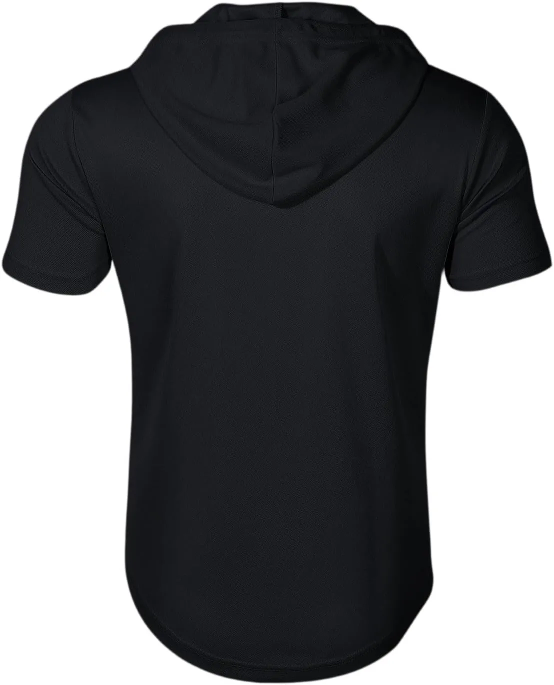 Summer 1/4 Zip Up Hoodies T-Shirt for Men Short Sleeve Workout Athletic Hooded Shirt Pullover Casual Tops Vests with Pockets