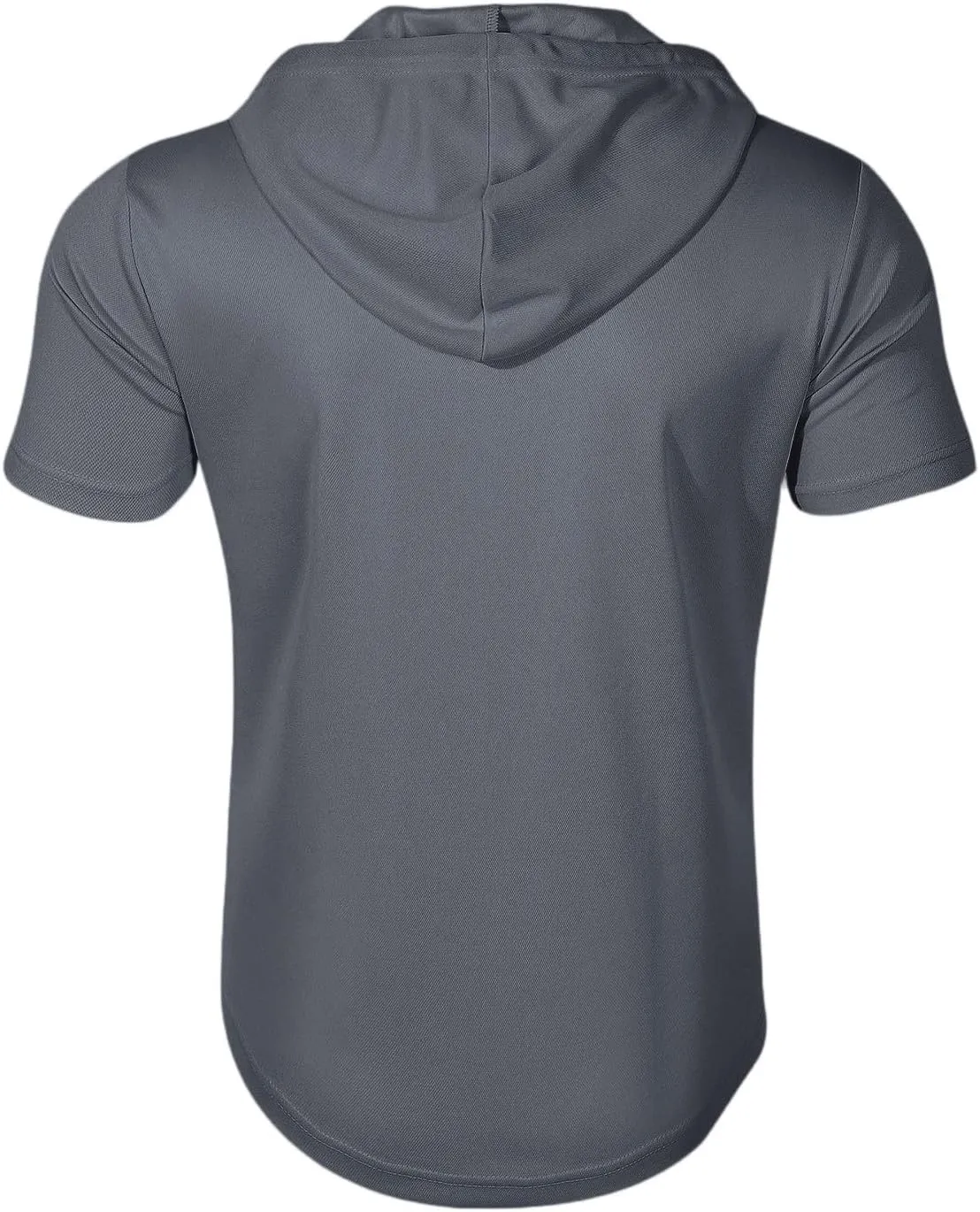 Summer 1/4 Zip Up Hoodies T-Shirt for Men Short Sleeve Workout Athletic Hooded Shirt Pullover Casual Tops Vests with Pockets