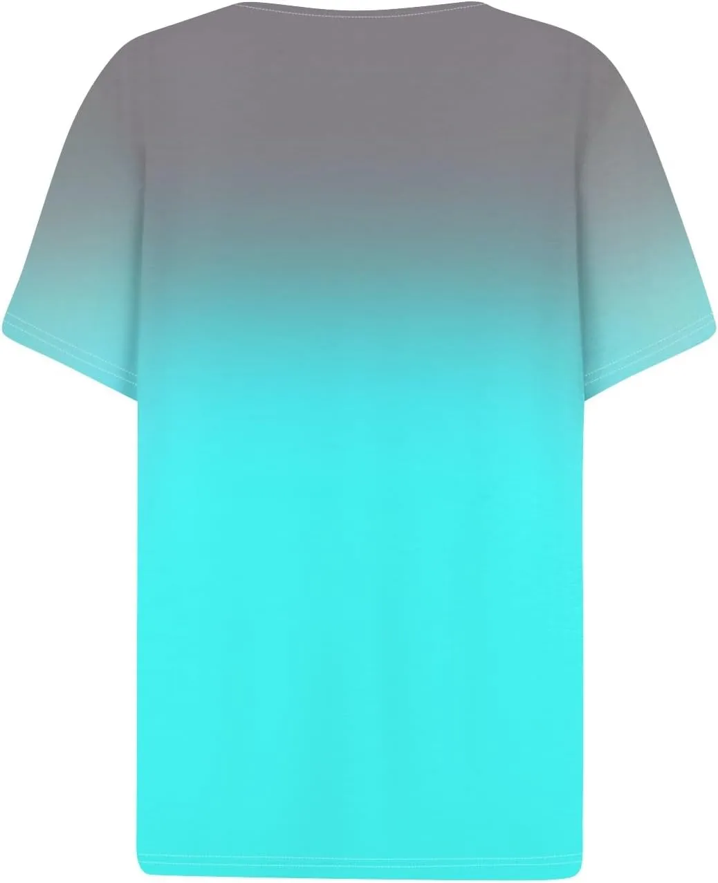 Summer Tops for Women 2025 Button V Neck Boho Short Sleeve Shirts Casual Loose Comfy Tunic Trendy Pullover