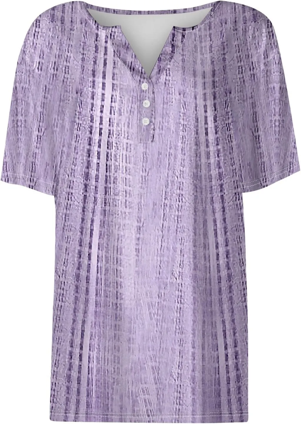 Summer Tops for Women 2025 Vacation Trendy V Neck Boho Short Sleeve Shirts Casual Loose Comfy Tunics Blouses