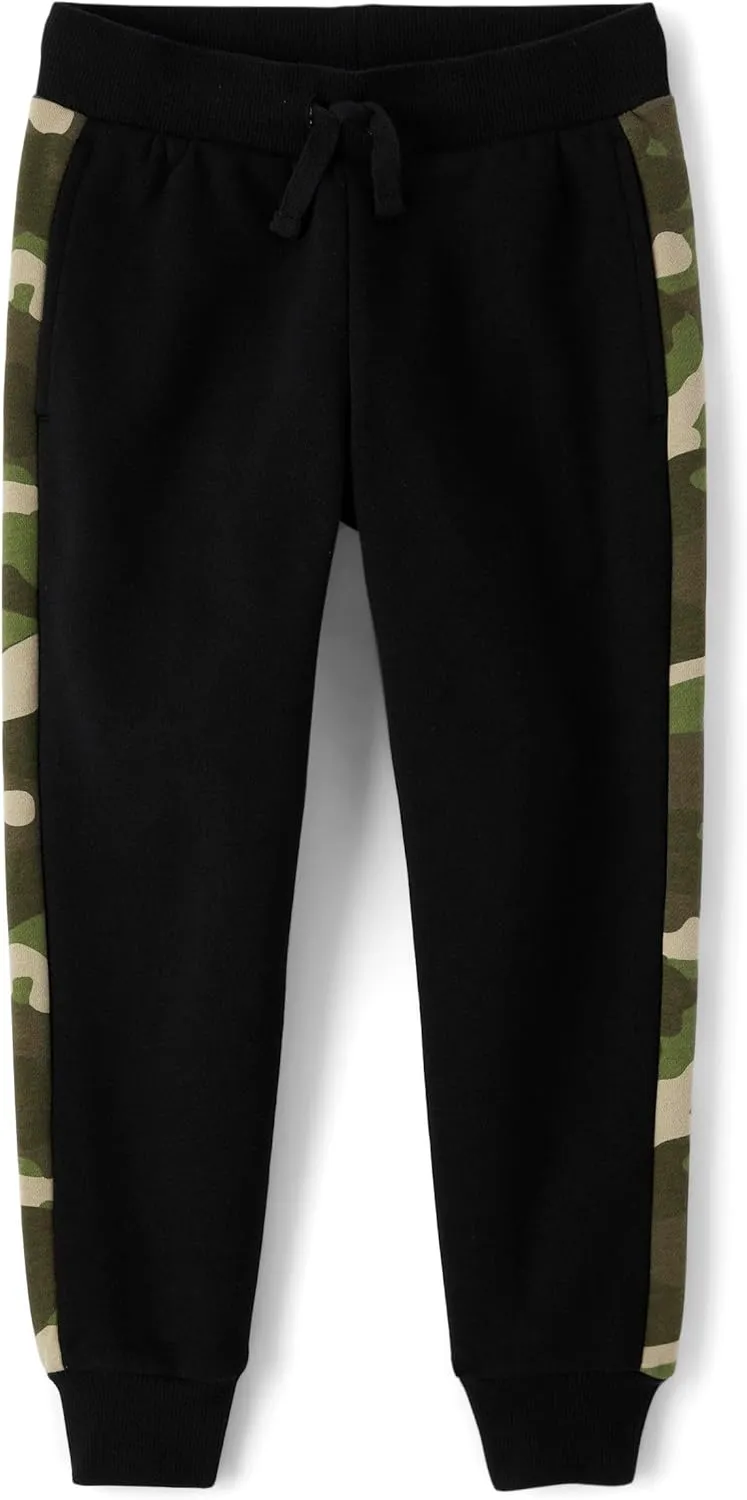 The Children's Place Boys' Active Fleece Jogger Pants