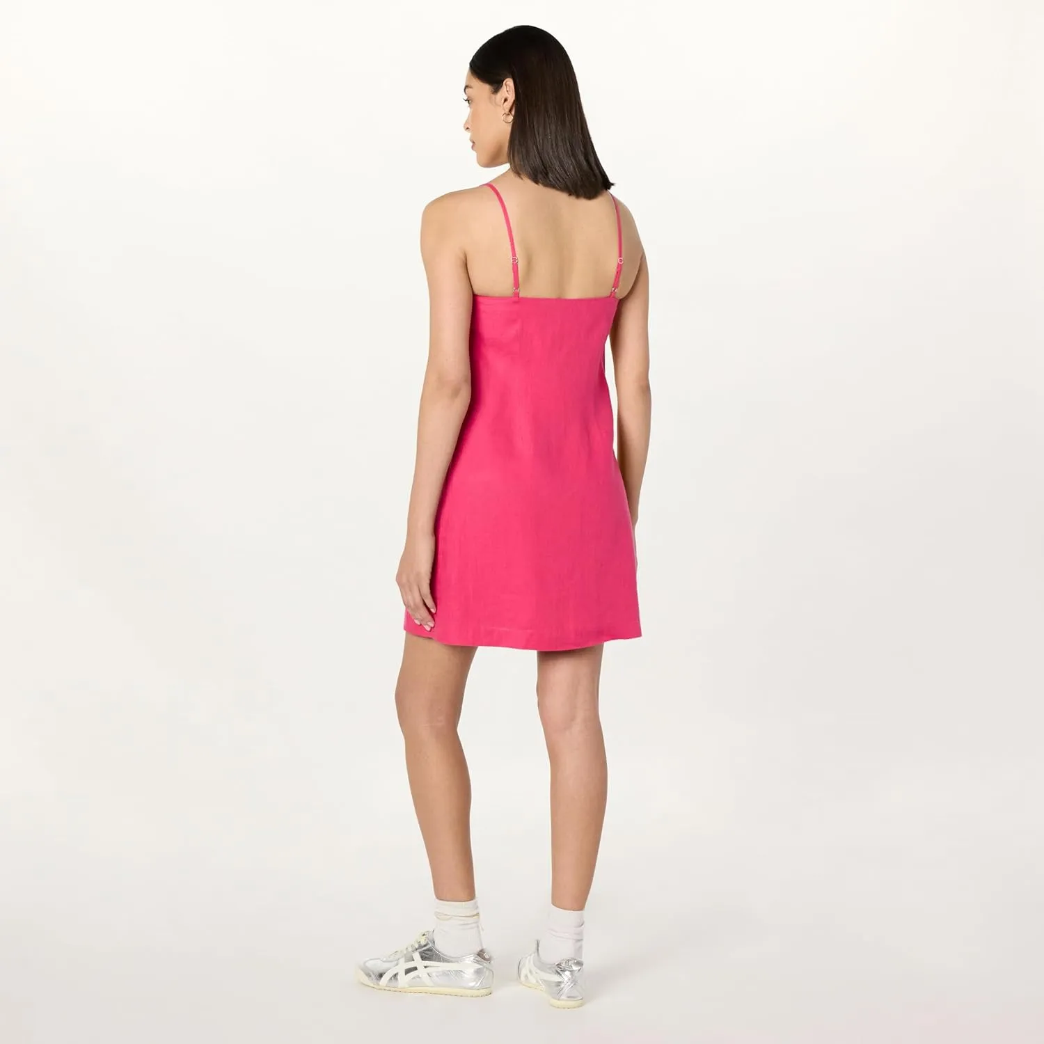 The Drop Women's Seville Linen Mini Shift Dress