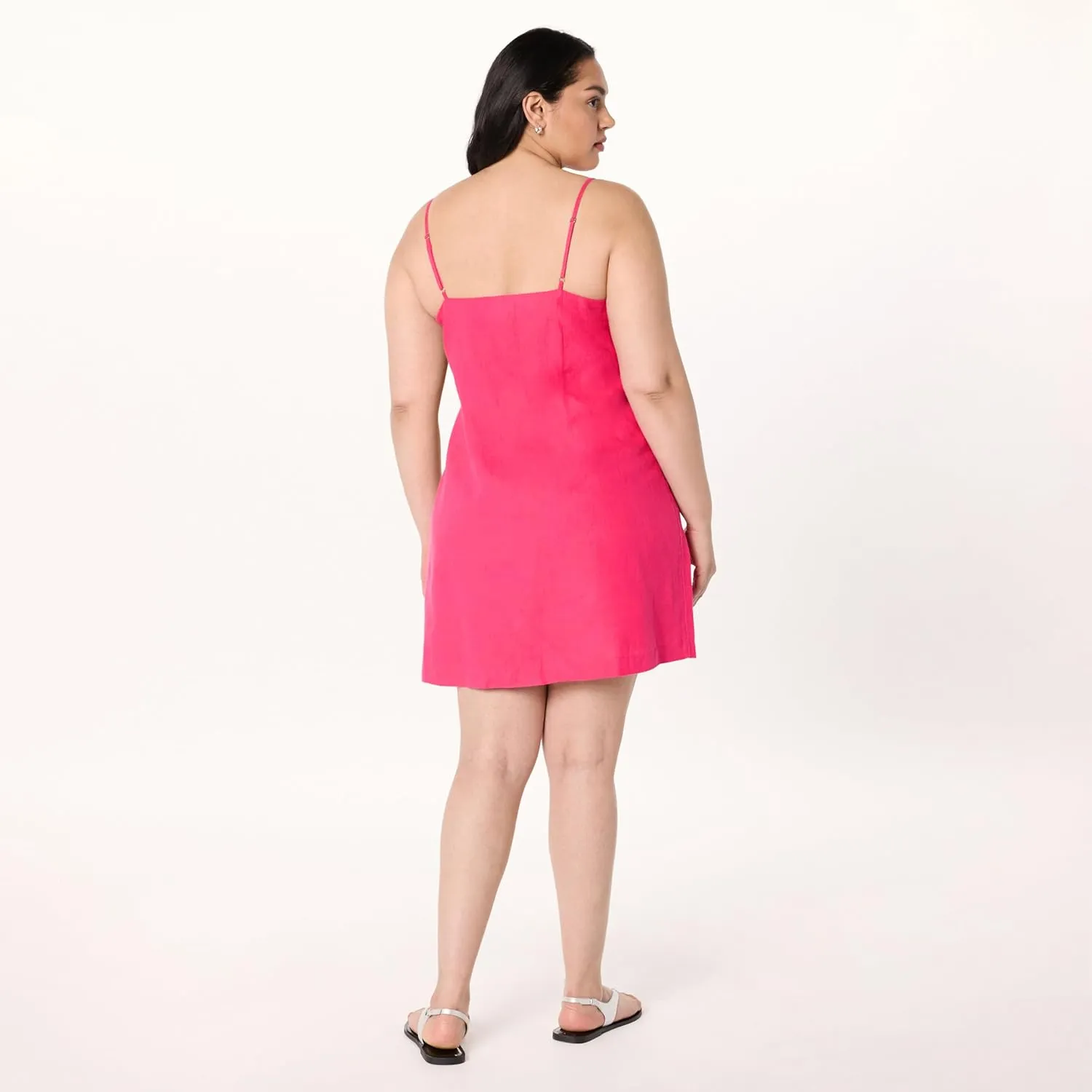 The Drop Women's Seville Linen Mini Shift Dress