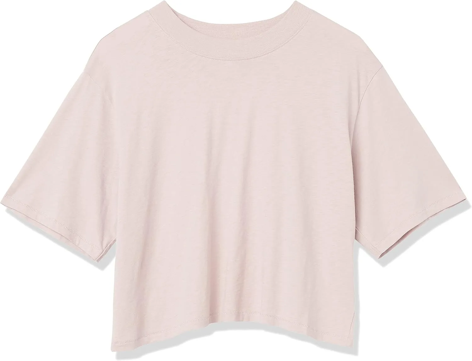 The Drop Women's Sydney Short-Sleeve Cropped Crew Neck T-Shirt