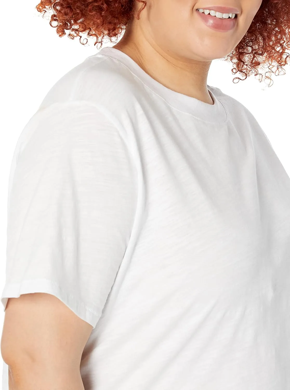 The Drop Women's Sydney Short-Sleeve Cropped Crew Neck T-Shirt