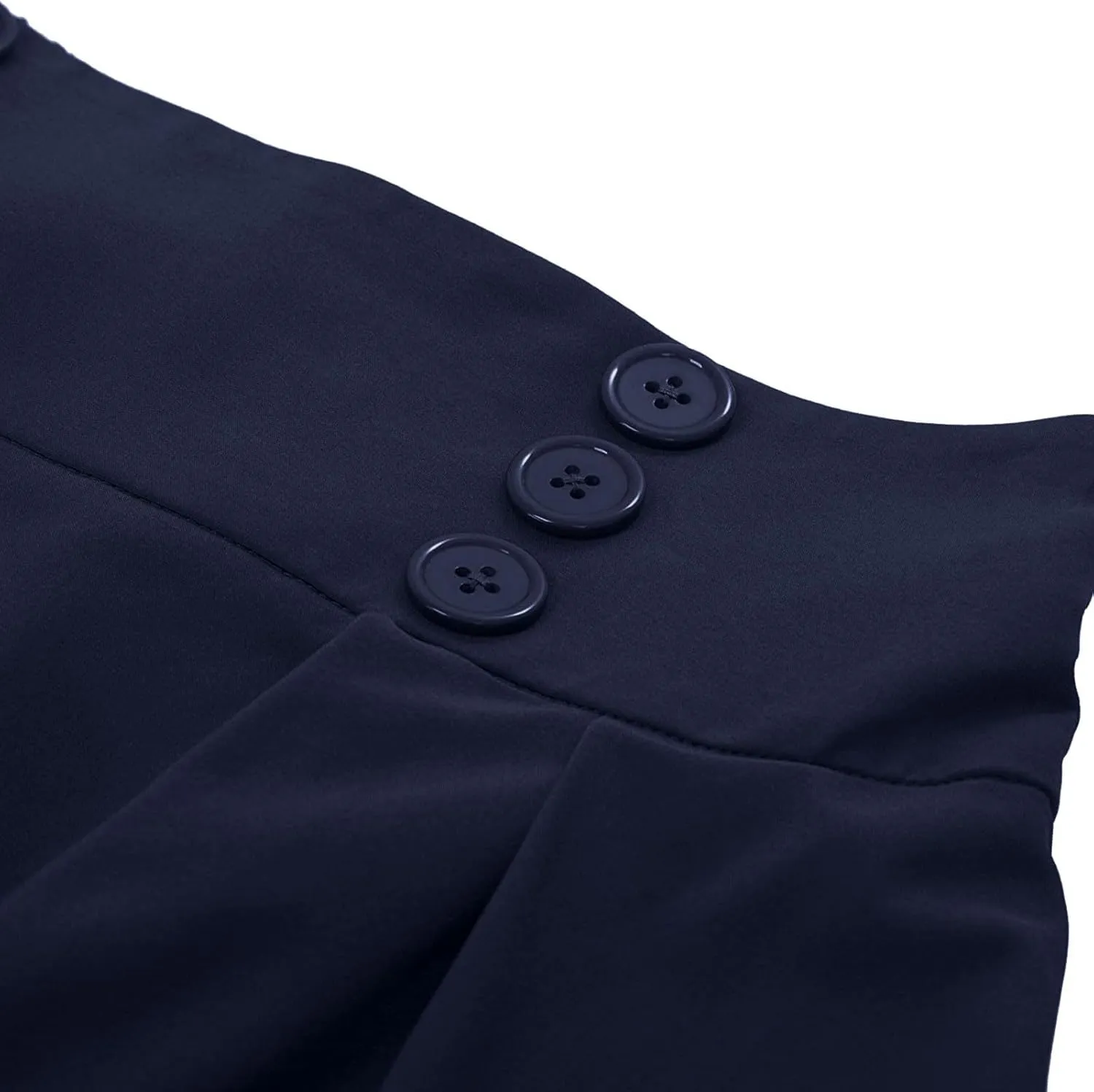 Women Vintage Skirt High Waist Pleated Skirt Midi A-Line Skirts 2025 Fashion Flared Long Skirts Daily Wear