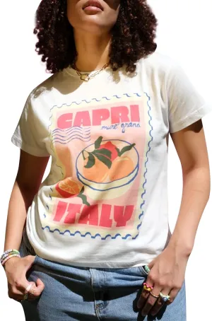 Women Y2k Oversized Graphic Tshirt Fruit Print Crew Neck Summer Casual Short Sleeve Loose Fit Tee Tops Aesthetic Streetwear
