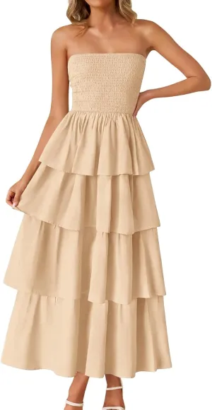 Women's Sexy Tank Top Maxi Long Dress Casual Sleeveless Summer Beach Dress