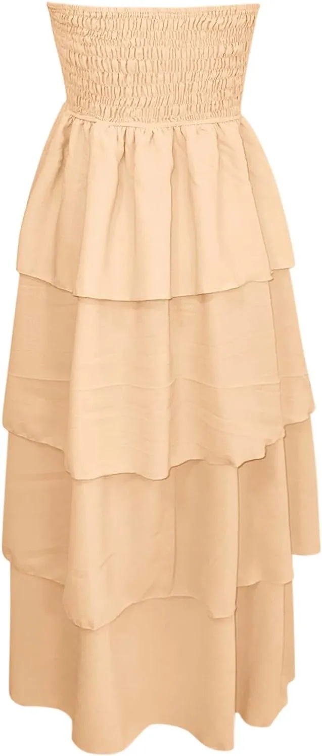 Women's Sexy Tank Top Maxi Long Dress Casual Sleeveless Summer Beach Dress
