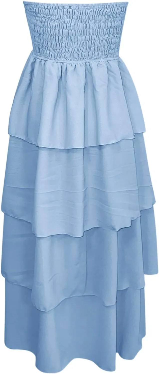 Women's Sexy Tank Top Maxi Long Dress Casual Sleeveless Summer Beach Dress