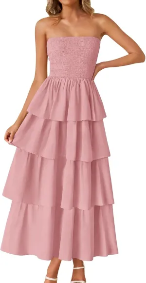 Women's Sexy Tank Top Maxi Long Dress Casual Sleeveless Summer Beach Dress
