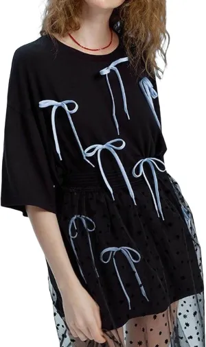 Y2k Oversized Graphic Tshirt for Women Short Sleeve Loose Fit Baggy Tees Teen Girls Casual Aesthetic Summer Top